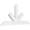 Ekena Millwork Saratoga Architectural Grade PVC Gable Bracket, 72"W x 36"H x 4"D x 6"F, 12/12 Pitch GBP072X36X0406SAR00 - alternate 1